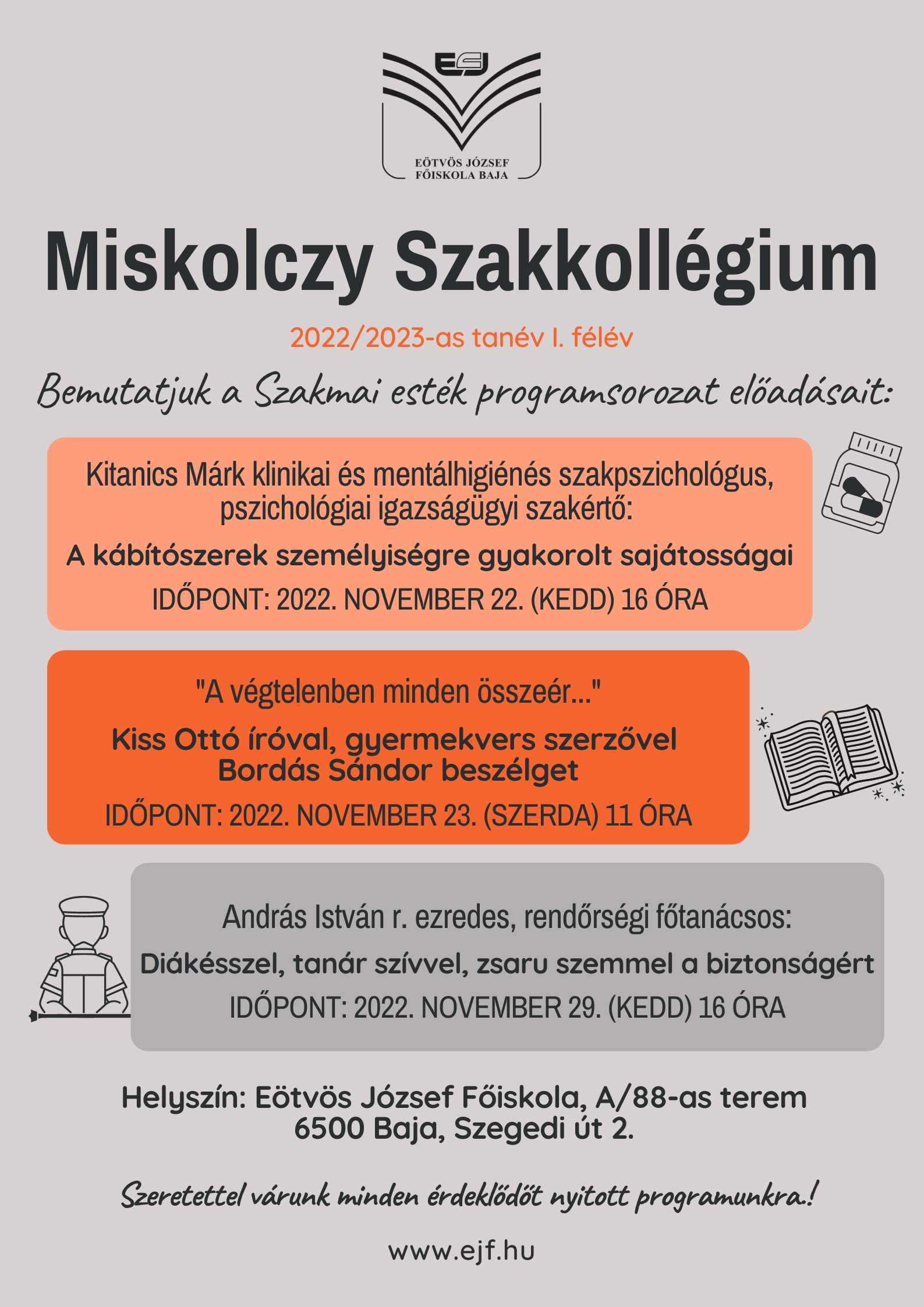 Miskolczy Szakkollégium 2022/2023. őszi félév