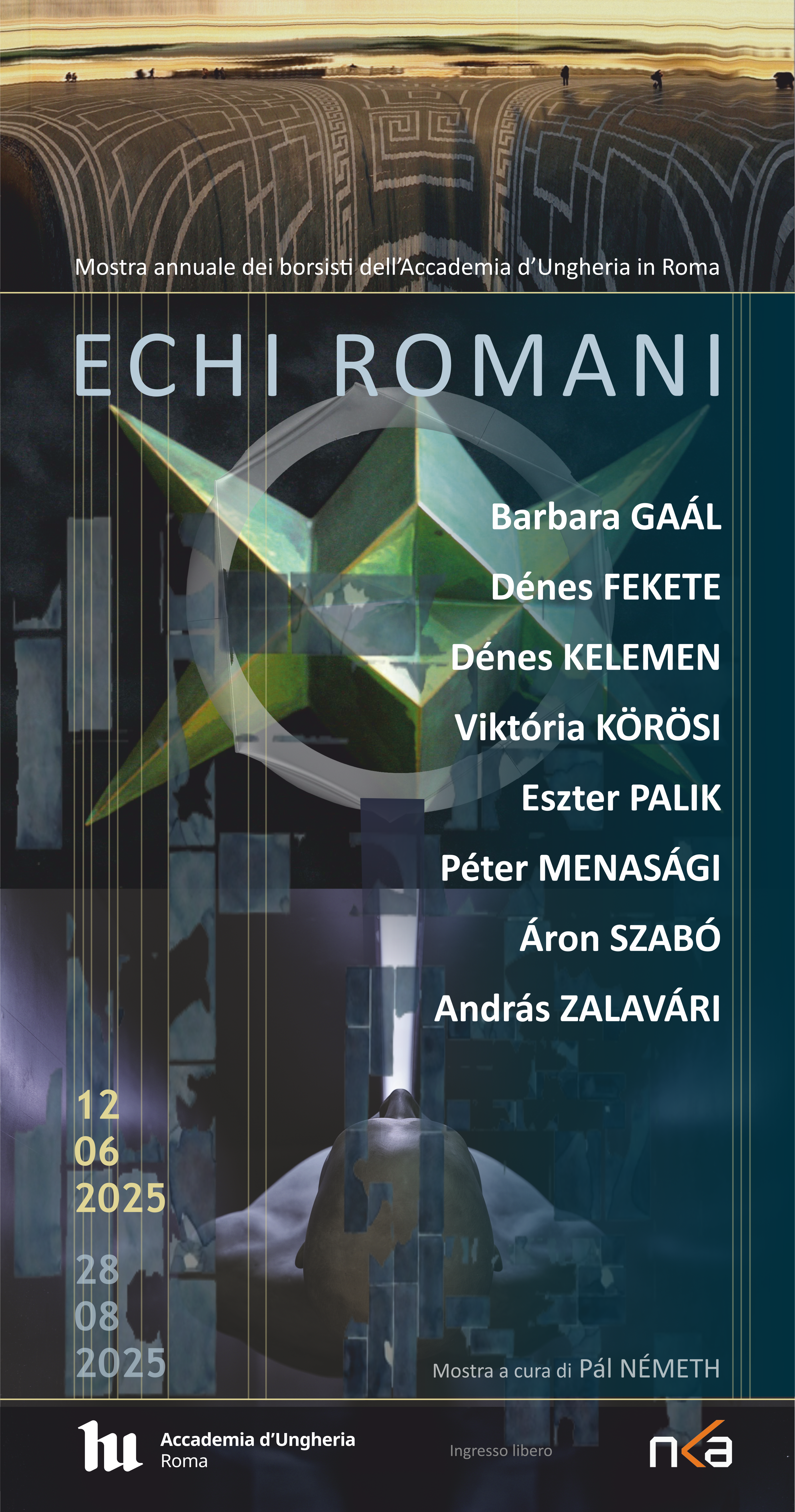 Szabó Áron alkotásai Rómában lesznek láthatók.