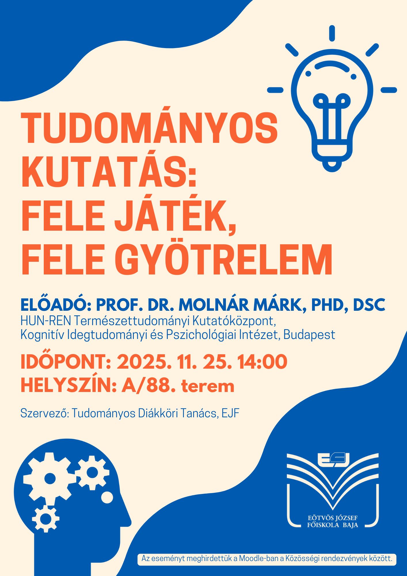 A rendezvény plakátja.