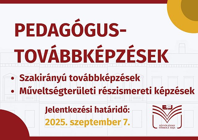 Pedagógus-továbbképzések
