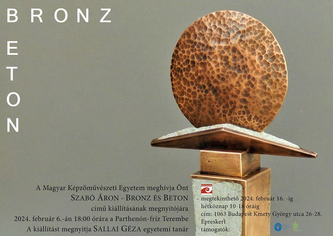 Szabó Áron kiállításának megnyitója