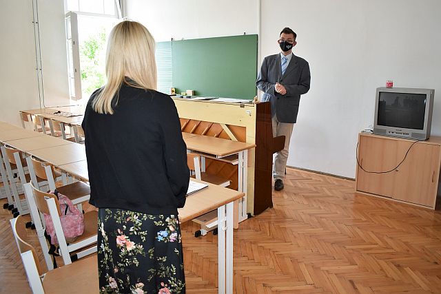 Dr. Kosóczki Tamás ének-zenei alkalmassági vizsgát tartott.