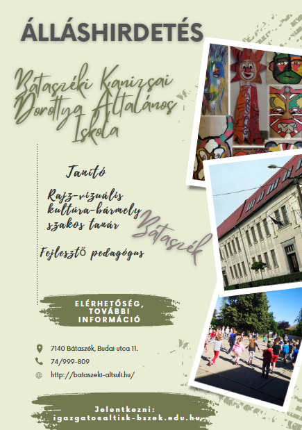 Álláshirdetés plakátja