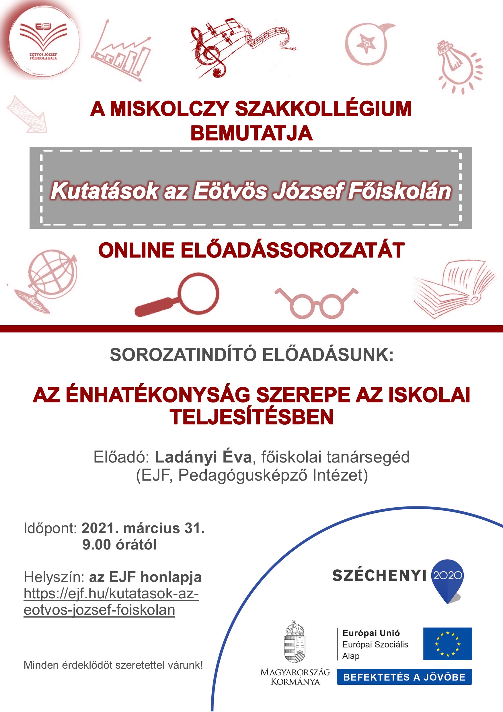 Sorozatindító előadás: Ladányi Éva. 