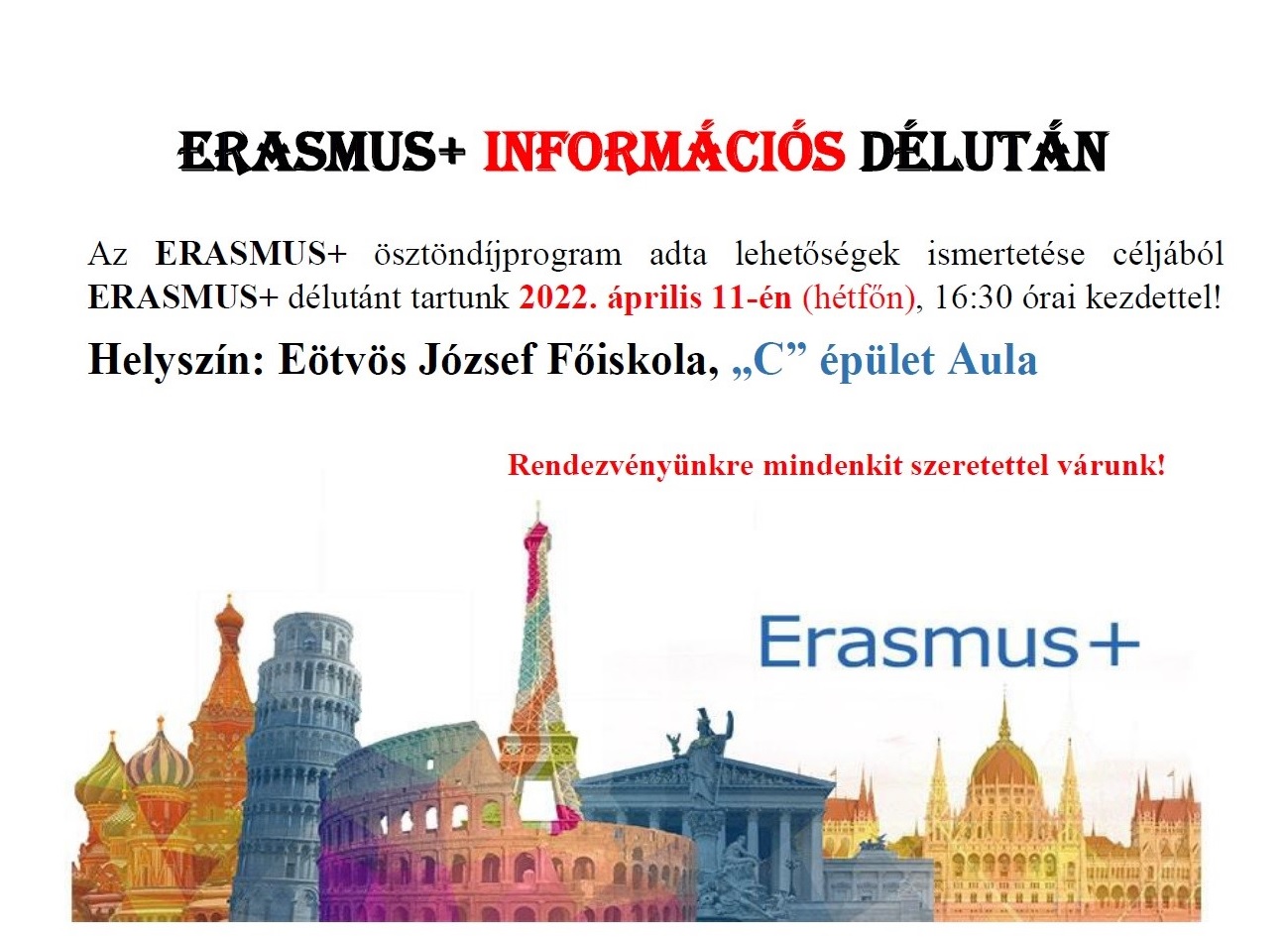 A program plakátja.