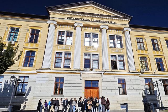 Erasmus+ mobilitás Gyulafehérváron.