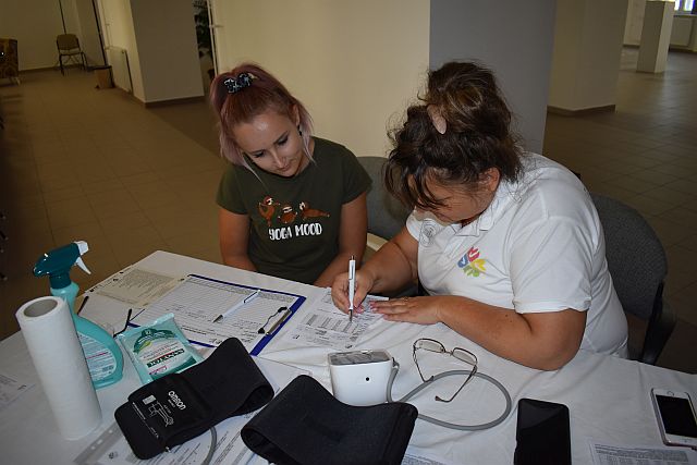 Egészségügyi állapotfelmérésen vehettek részt a hallgatók.