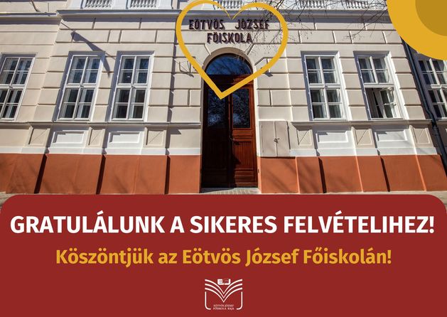 Gratulálunk a sikeres felvételihez!
