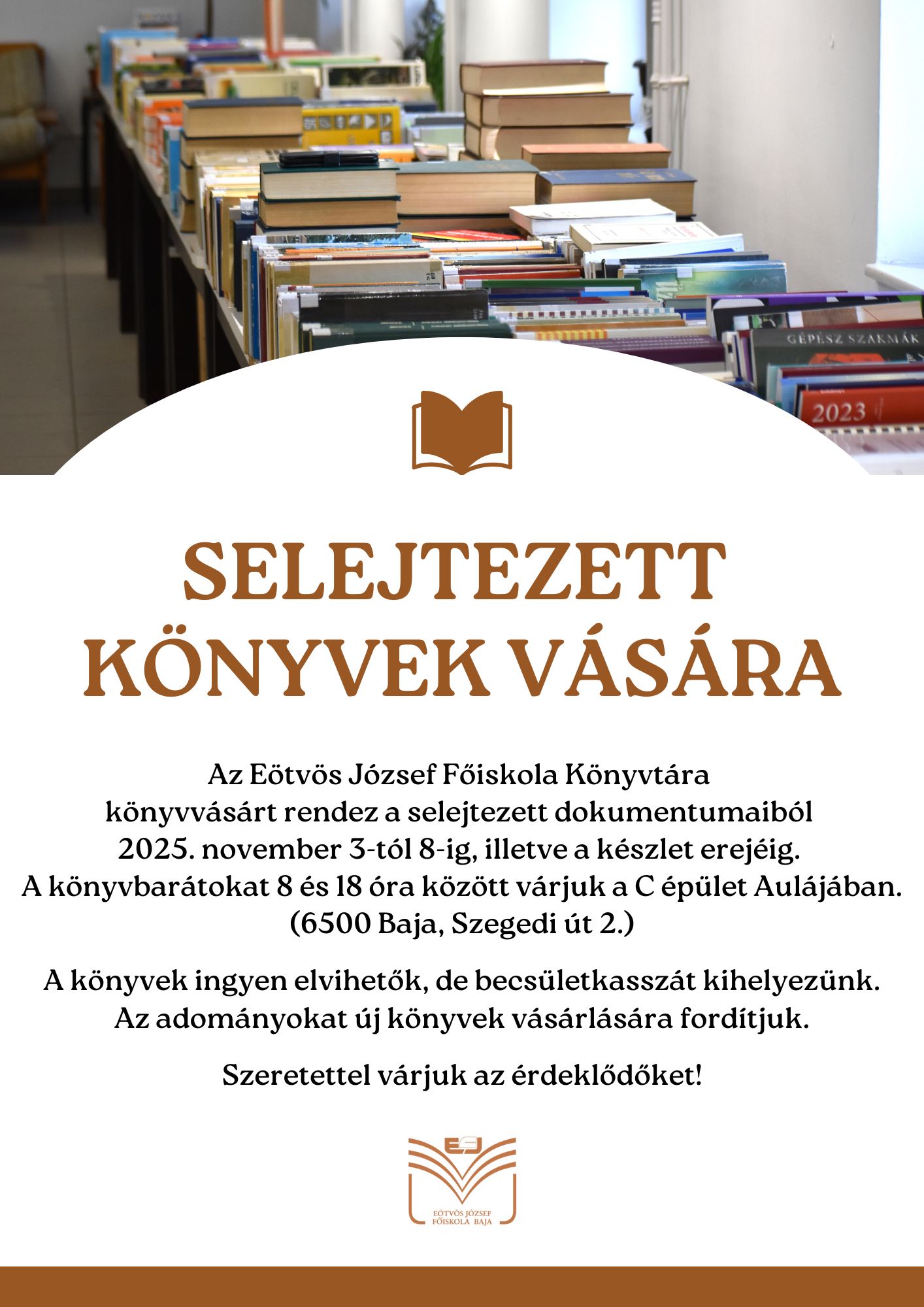 Selejtezett könyvek vására