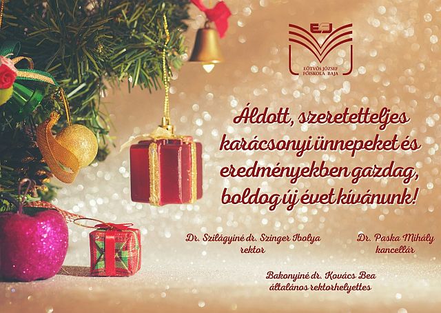 Karácsonyi üdvözlet.