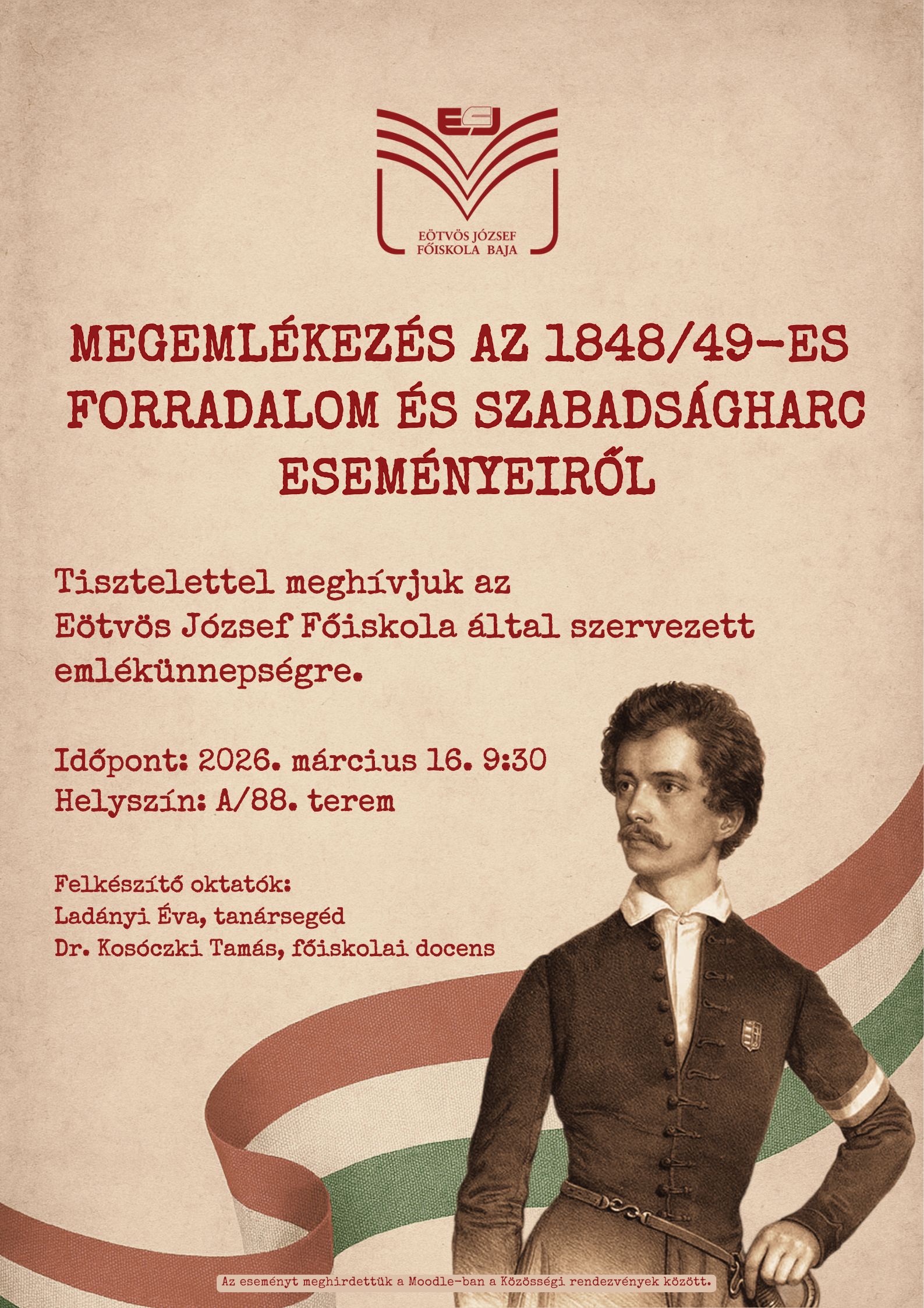 Az esemény plakátja.