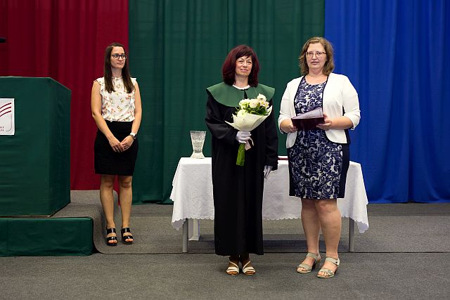 Baja Felsőoktatásáért díjat kapott Mátyás Andrea.