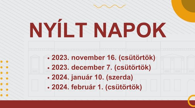 Nyílt napok illusztráció.