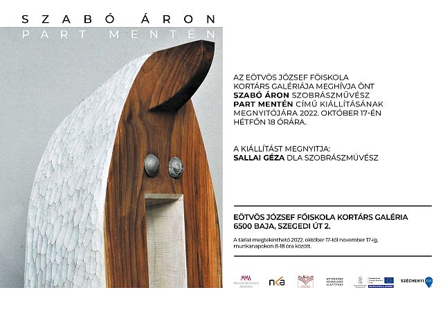 Szabó Áron szobrászművész kiállítása.