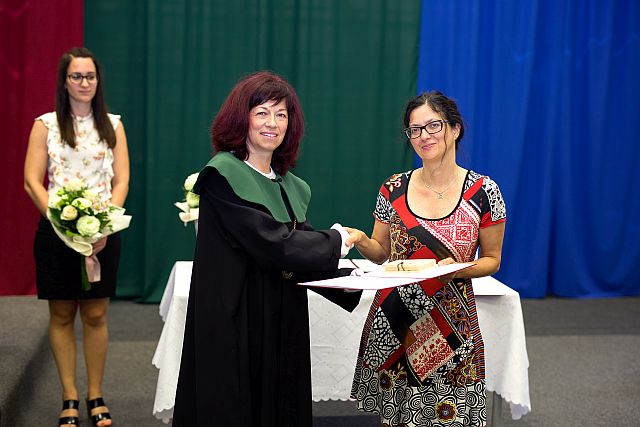 Baja Felsőoktatásáért díjat kapott dr. Pogány Csilla.