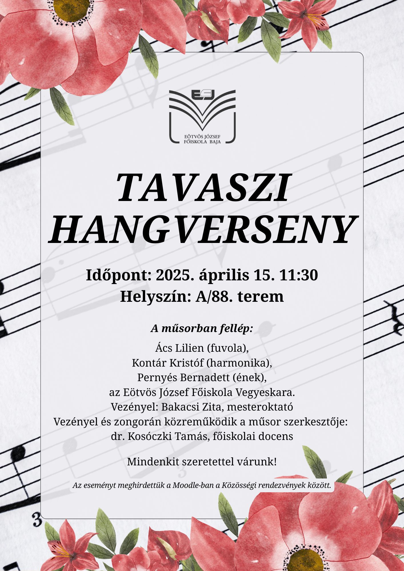 Az esemény plakátja.