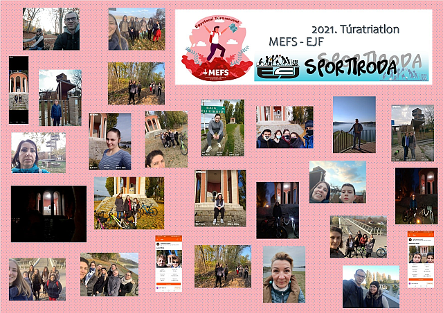 A sportprogram résztvevői.