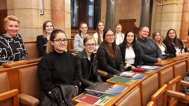 Hallgatóink a Parlamentben jártak.