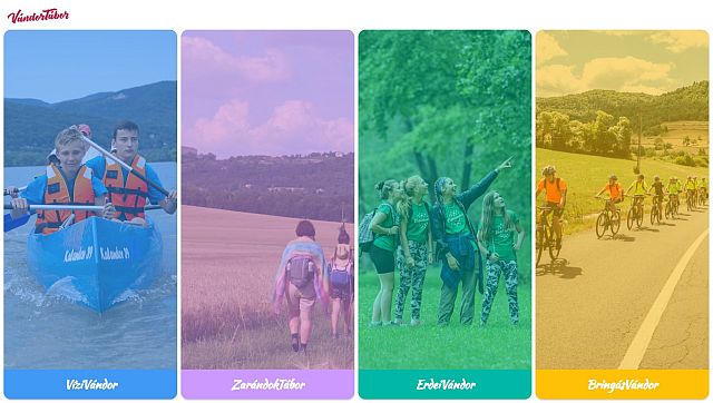 Vándortábor illusztráció.