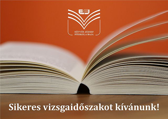 Sikeres vizsgaidőszakot kívánunk!