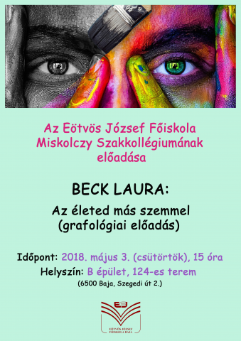 Az életed más szemmel (grafológiai előadás) - plakát