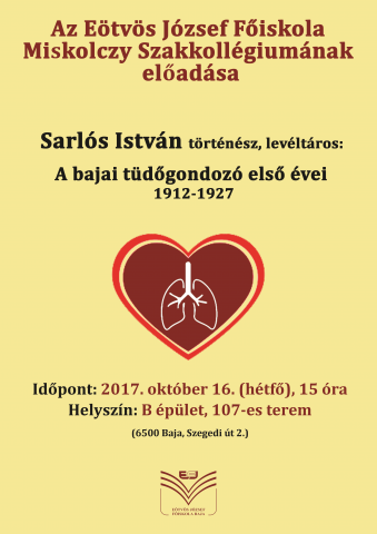 A bajai tüdőgondozó első évei 1912-1927 - plakát