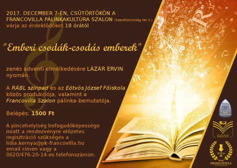 "Emberi csodák-csodás emberek" - plakát