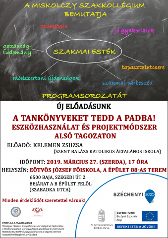 A tankönyveket tedd a padba! Eszközhasználat és projektmódszer alsó tagozaton