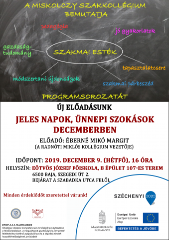 Jeles napok, ünnepi szokások decemberben