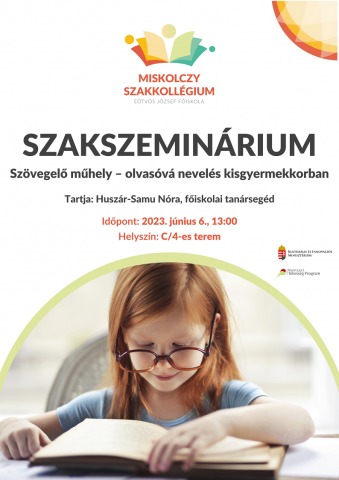 Szövegelő műhely - olvasóvá válás kisgyermekkorban